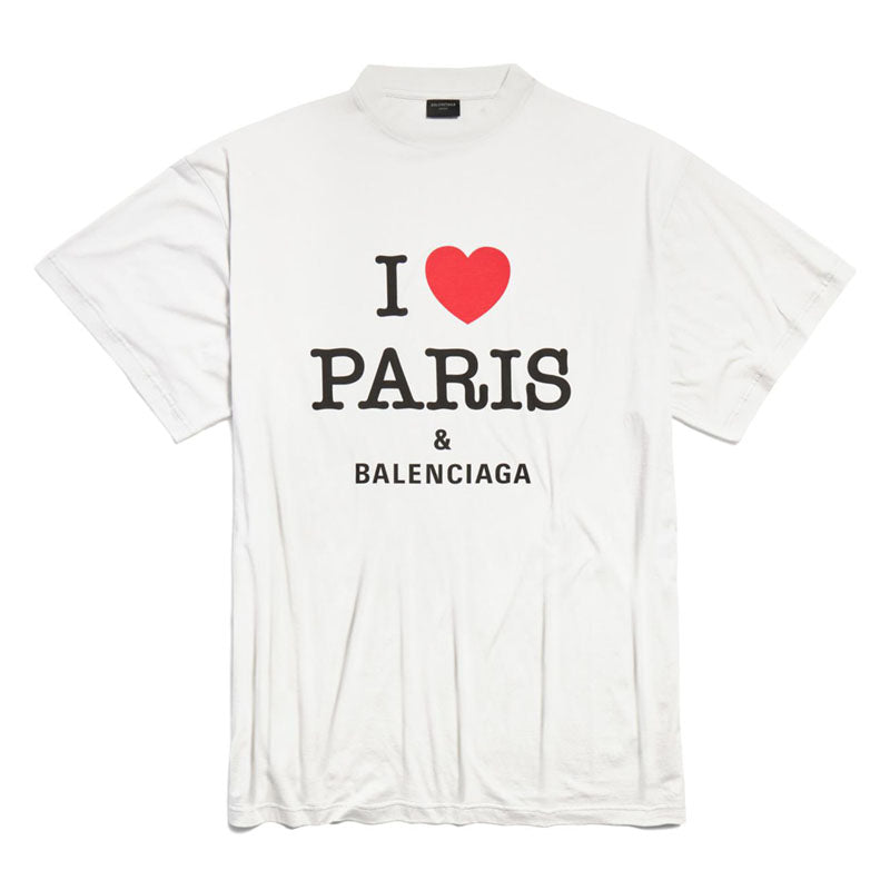 Kaos Pendek Balenciaga dengan Motif Gambar/Cetak, Cocok untuk Pria dan Wanita -BL-04