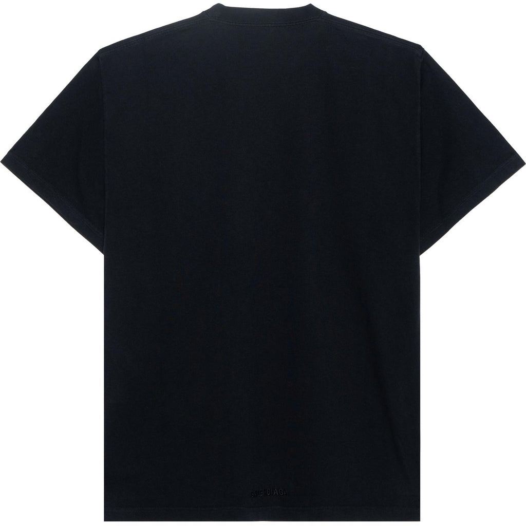 Kaos Pendek Balenciaga dengan Motif Gambar/Cetak, Cocok untuk Pria dan Wanita -BL-07