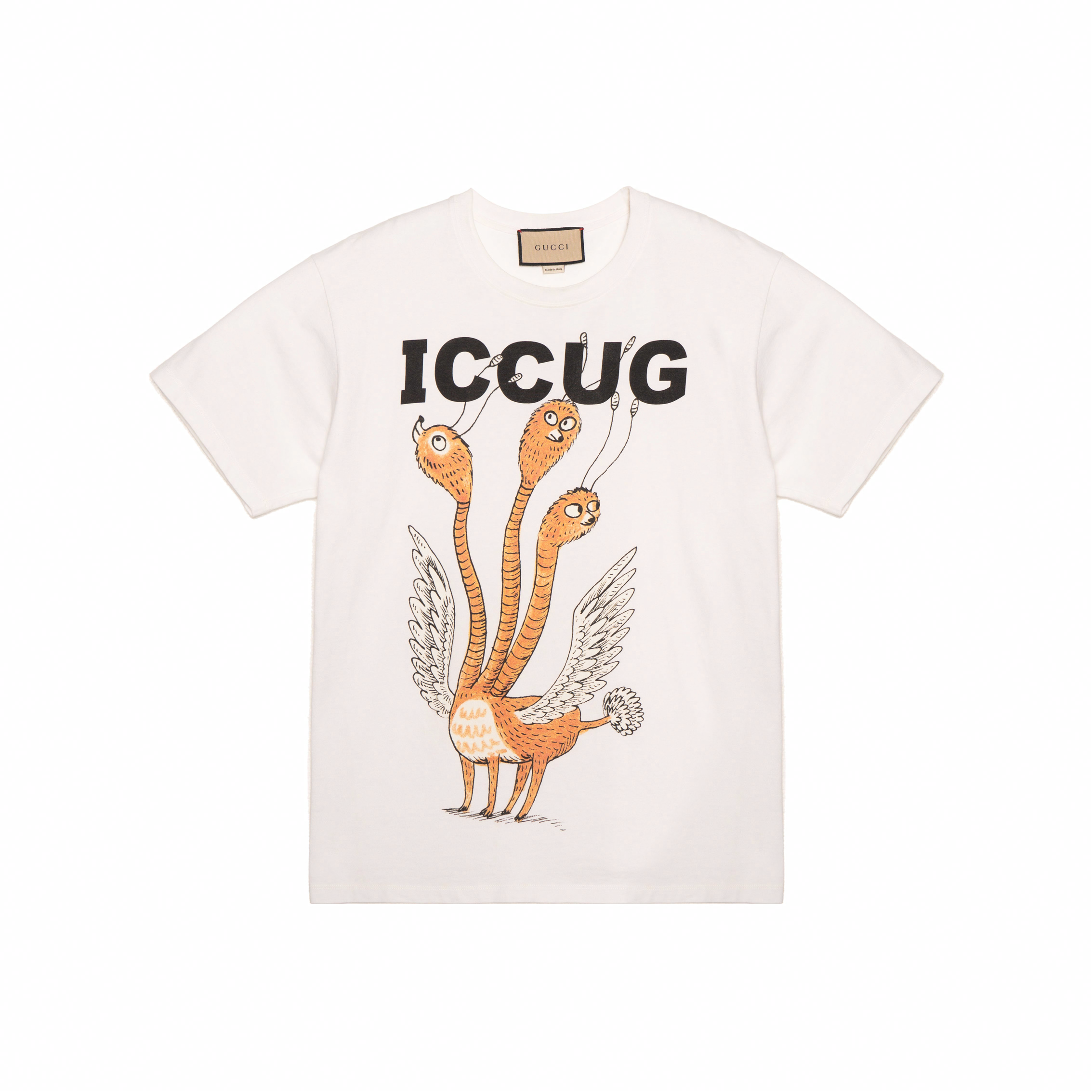 GUCCI Kaos Logo Seri Huruf, Unisex, COD '"  G-112