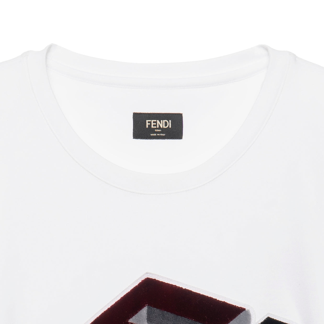 Kaos Pendek FENDI dengan Motif Gambar/Cetak, Cocok untuk Pria dan WanitaF-11