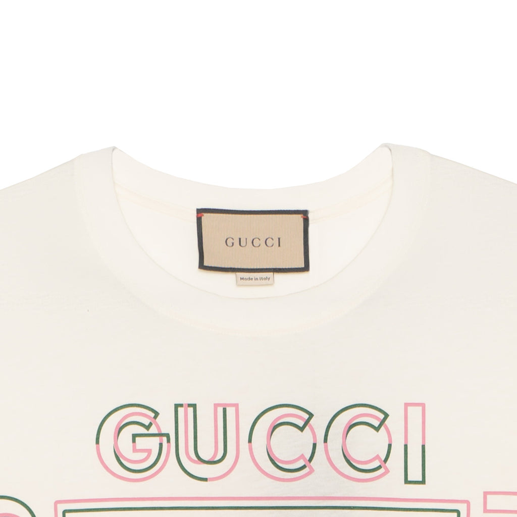 GUCCI Kaos Logo Seri Huruf, Unisex, COD '"    '"  G-28