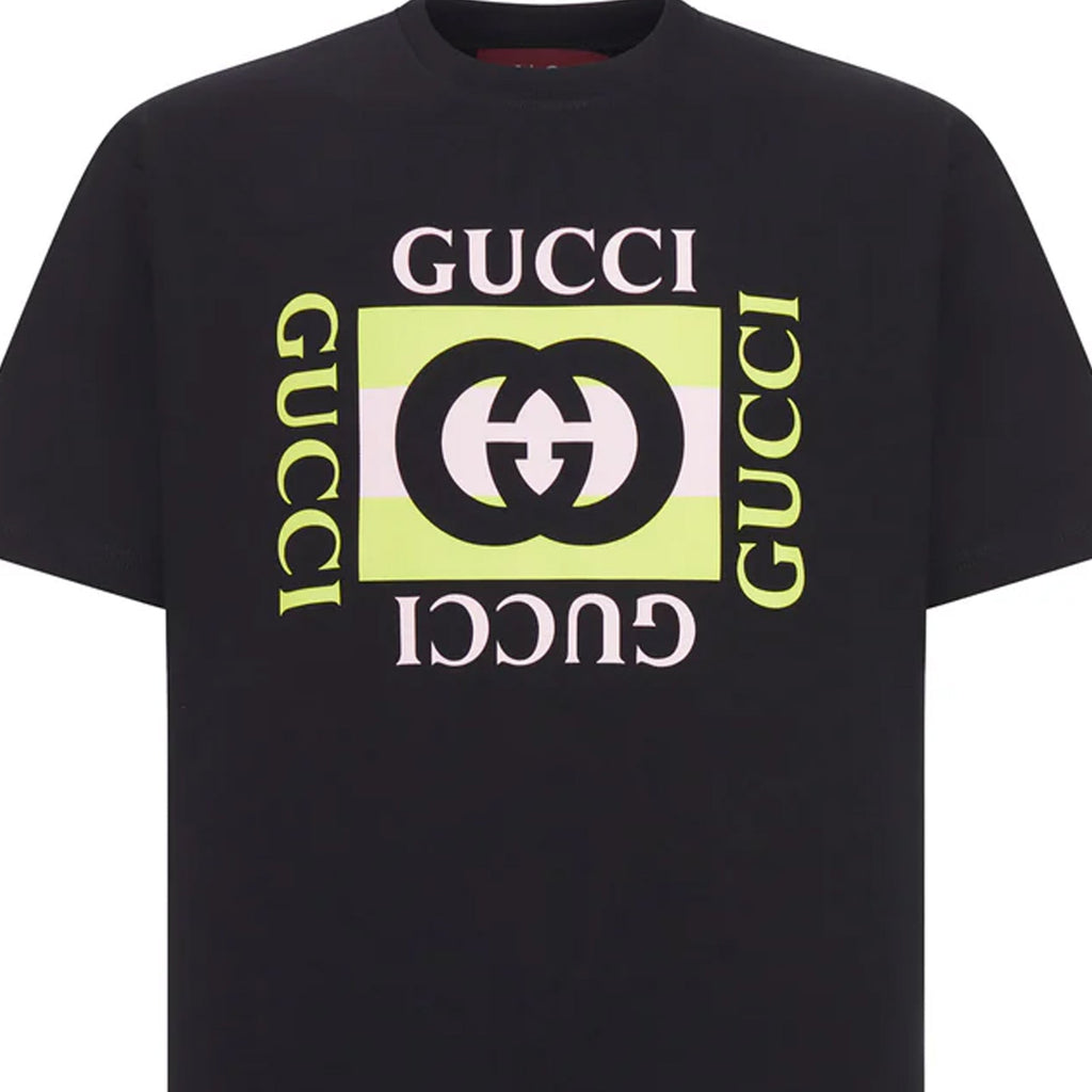 GUCCI Kaos Logo Seri Huruf, Unisex, COD '"    '"  G-06