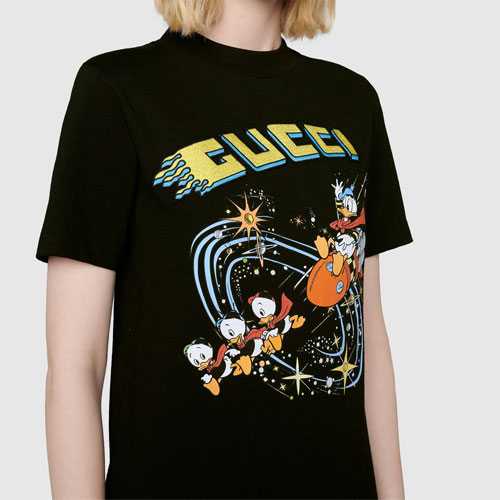 GUCCI Kaos Logo Seri Huruf, Unisex, COD '"   G-79