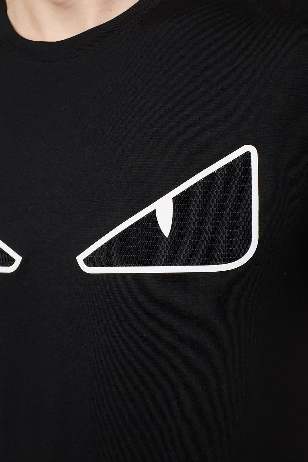 Kaos Pendek FENDI dengan Motif Gambar/Cetak, Cocok untuk Pria dan WanitaF-50