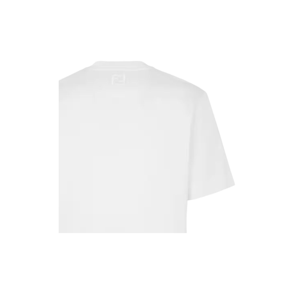 Kaos Pendek FENDI dengan Motif Gambar/Cetak, Cocok untuk Pria dan WanitaF-40