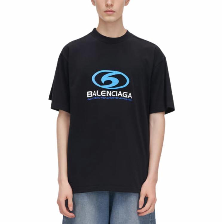 Kaos Pendek Balenciaga dengan Motif Gambar/Cetak, Cocok untuk Pria dan Wanita -BL-21