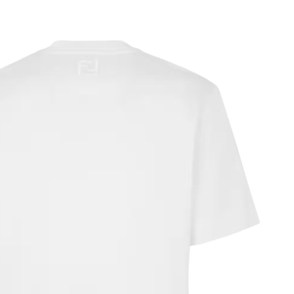 Kaos Pendek FENDI dengan Motif Gambar/Cetak, Cocok untuk Pria dan WanitaF-40