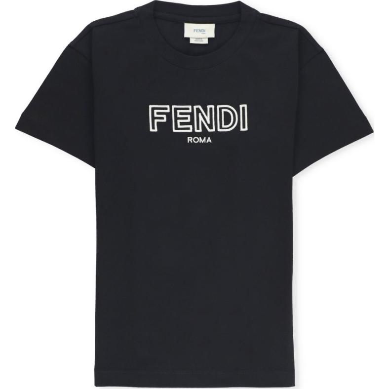 Kaos Pendek FENDI dengan Motif Gambar/Cetak, Cocok untuk Pria dan WanitaF-35