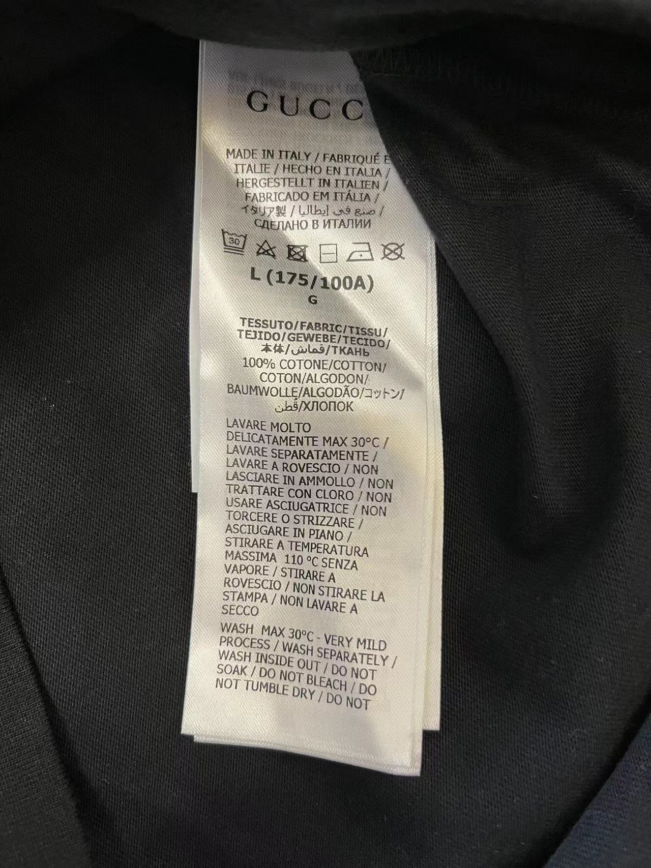 GUCCI Kaos Logo Seri Huruf, Unisex, COD '"   G-111