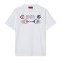 GUCCI Kaos Logo Seri Huruf, Unisex, COD '"  G-116