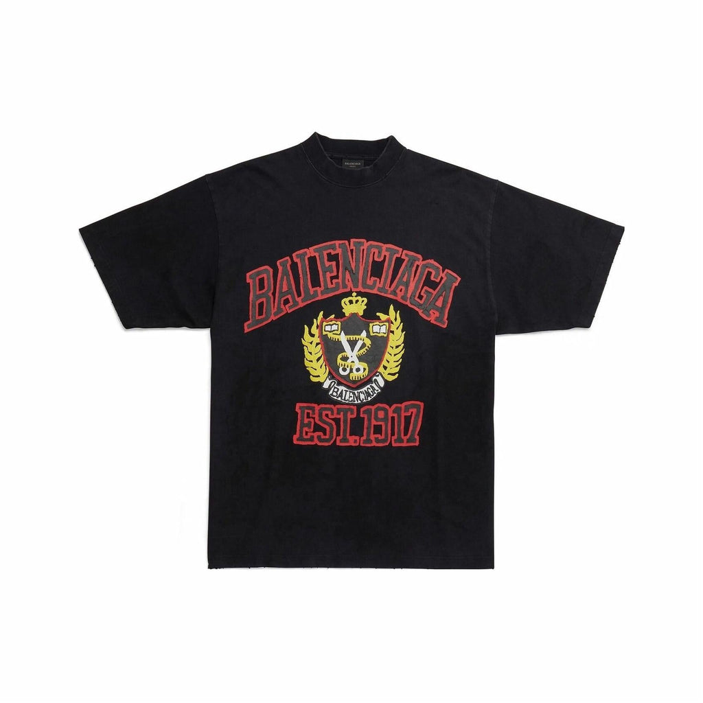 Kaos Pendek Balenciaga dengan Motif Gambar/Cetak, Cocok untuk Pria dan Wanita -BL-22