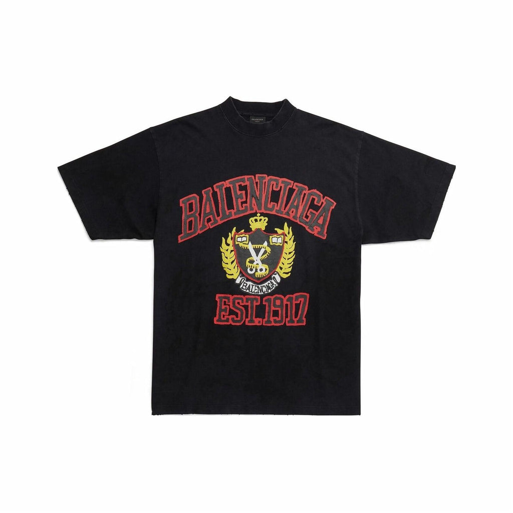 Kaos Pendek Balenciaga dengan Motif Gambar/Cetak, Cocok untuk Pria dan Wanita -BL-14