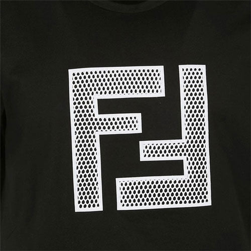 Kaos Pendek FENDI dengan Motif Gambar/Cetak, Cocok untuk Pria dan WanitaF-29