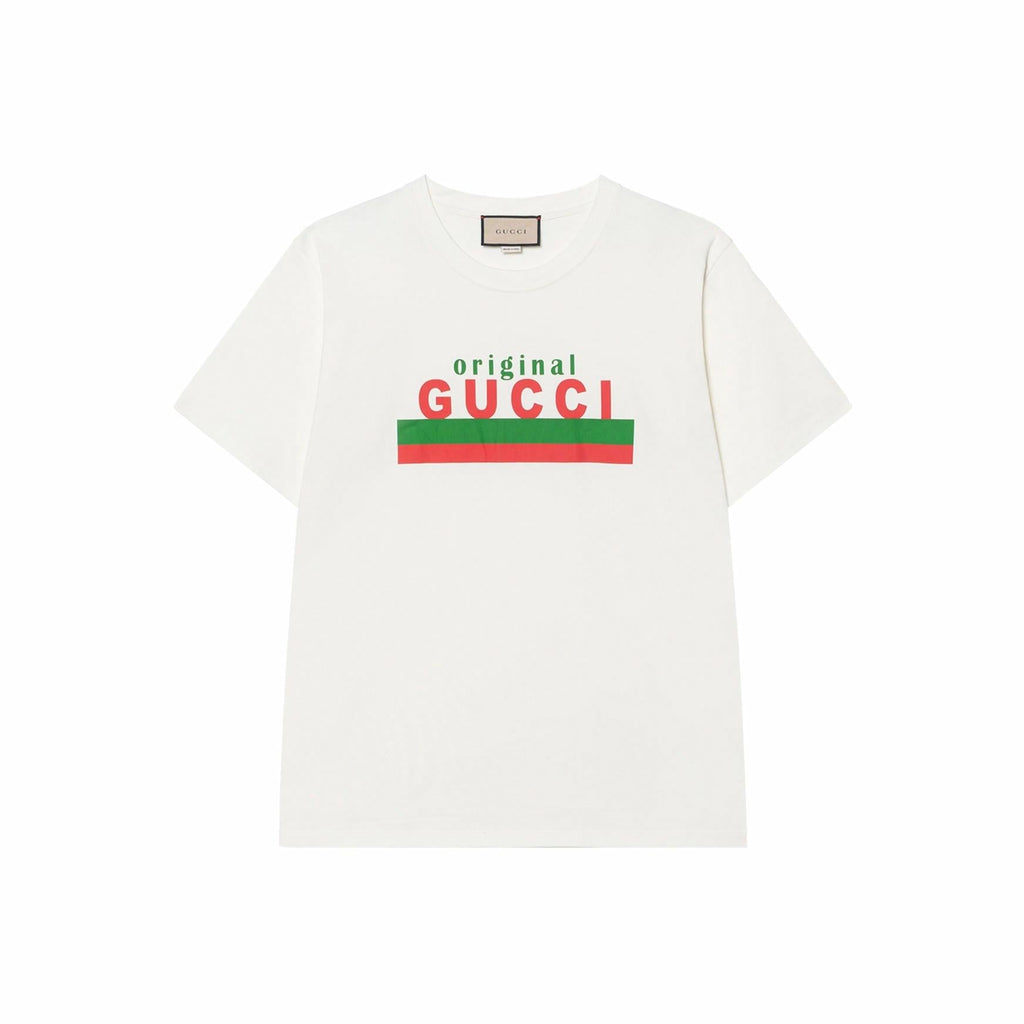 GUCCI Kaos Logo Seri Huruf, Unisex, COD '"    '"  G-19