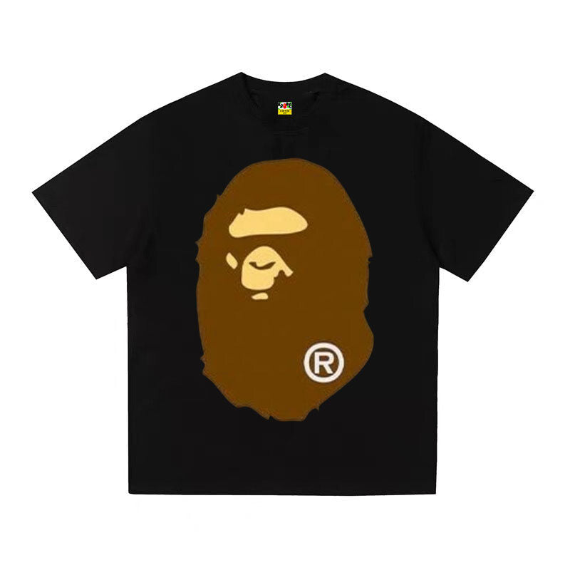 A BATHING APE Kaos Logo Seri Huruf, Unisex '"COD '"  AP-211