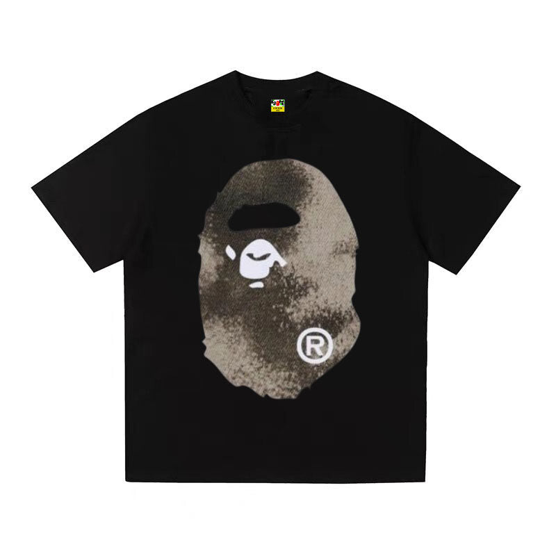 A BATHING APE Kaos Logo Seri Huruf, Unisex '"COD '"  AP-208