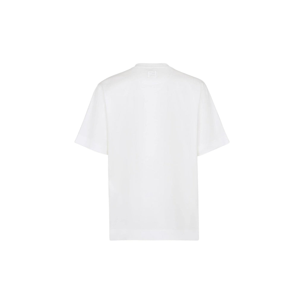 Kaos Pendek FENDI dengan Motif Gambar/Cetak, Cocok untuk Pria dan WanitaF-40