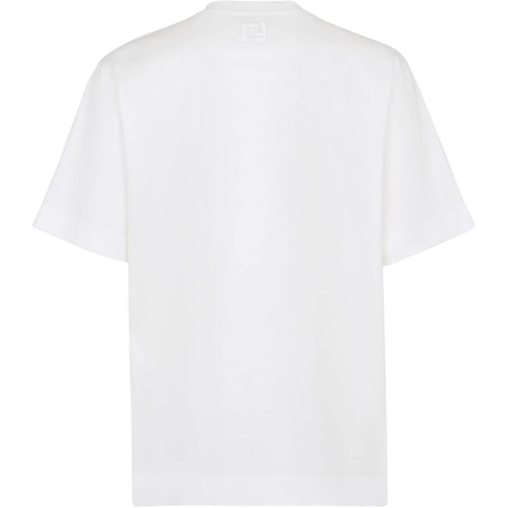Kaos Pendek FENDI dengan Motif Gambar/Cetak, Cocok untuk Pria dan WanitaF-26
