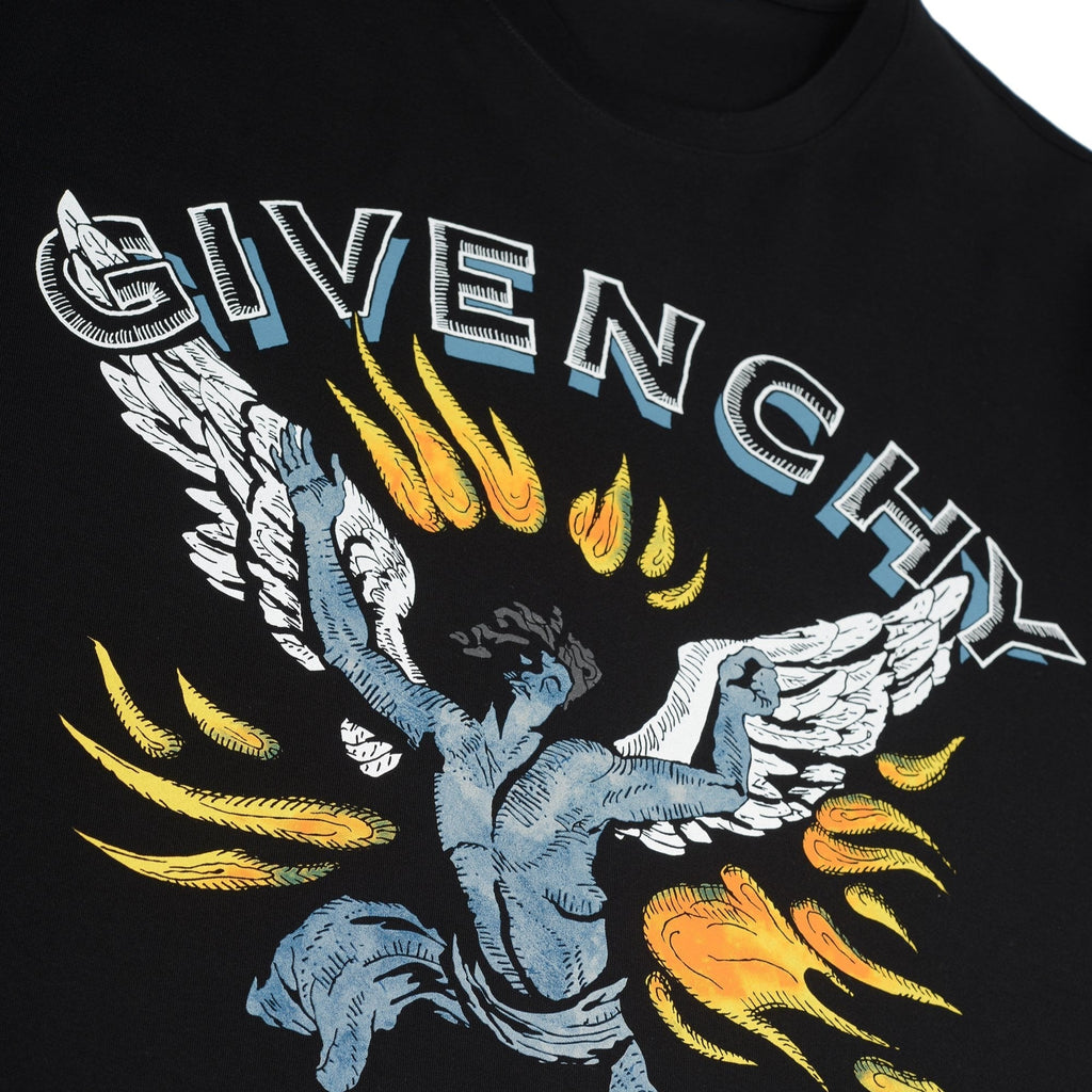 Kaos Givenchy Bermotif, Unisex -J-52