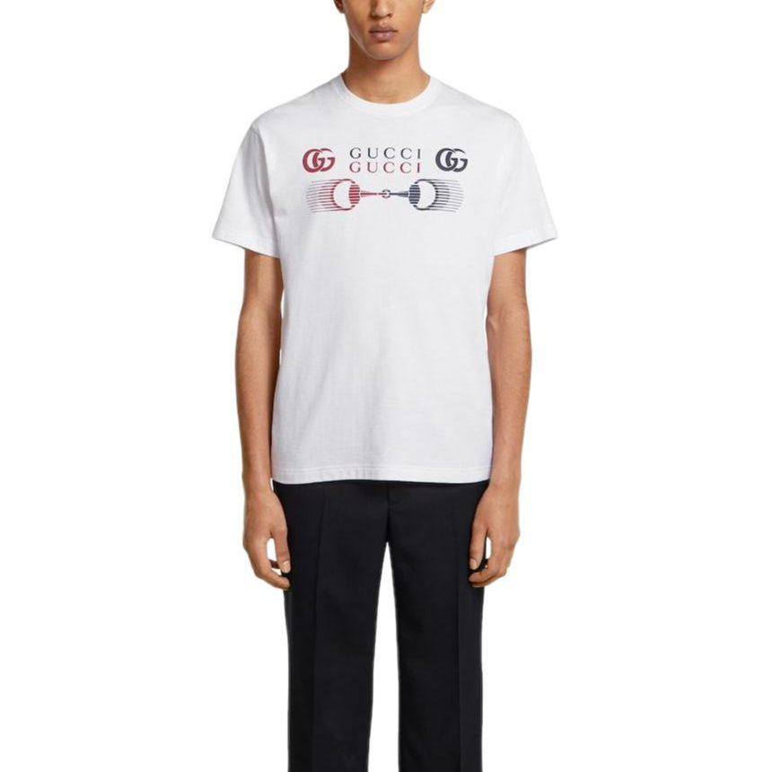 GUCCI Kaos Logo Seri Huruf, Unisex, COD '"  G-116