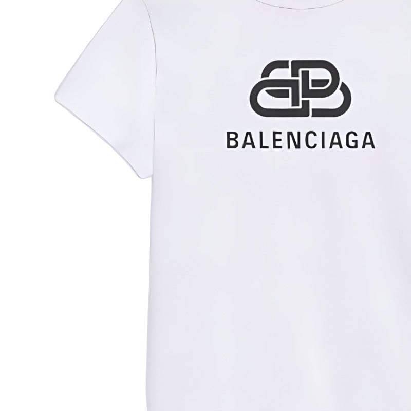 Kaos Pendek Balenciaga dengan Motif Gambar/Cetak, Cocok untuk Pria dan Wanita -BL-20