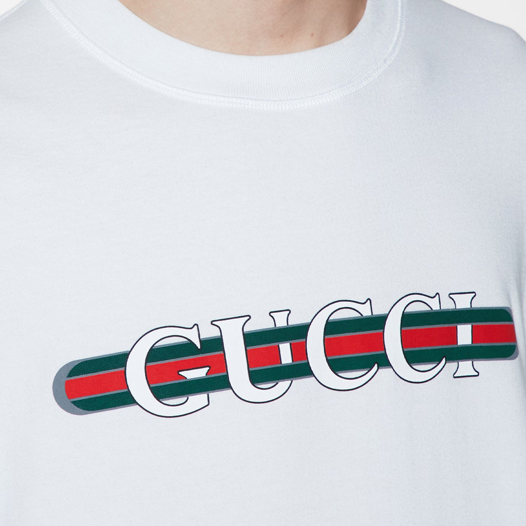 GUCCI Kaos Logo Seri Huruf, Unisex, COD '"    '"  G-22