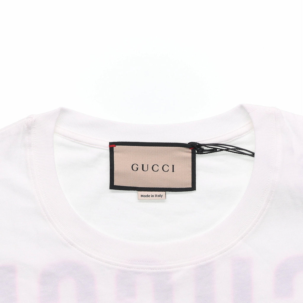 GUCCI Kaos Logo Seri Huruf, Unisex, COD '"   G-99