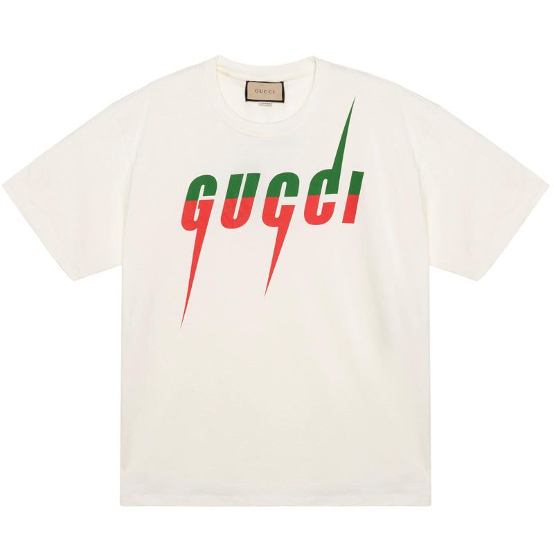 GUCCI Kaos Logo Seri Huruf, Unisex, COD '"    '"  G-35