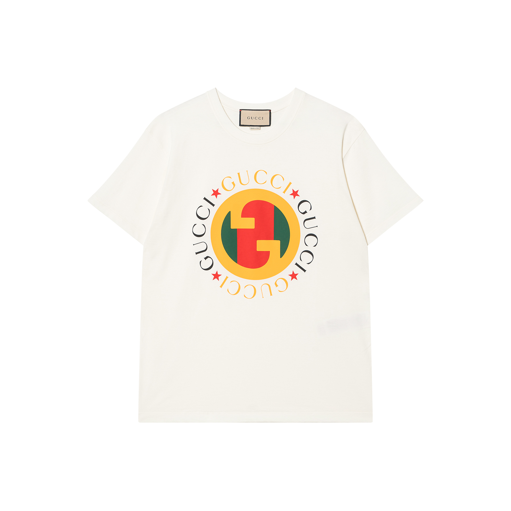 GUCCI Kaos Logo Seri Huruf, Unisex, COD '"    '"  G-46