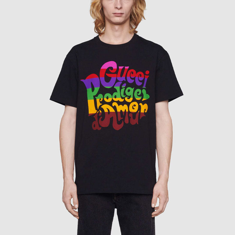 GUCCI Kaos Logo Seri Huruf, Unisex, COD '"    '"  G-45