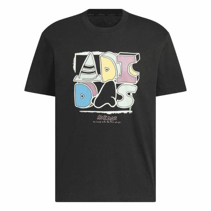 adidas Kaos Logo Seri Huruf, Unisex, COD '" AD-15